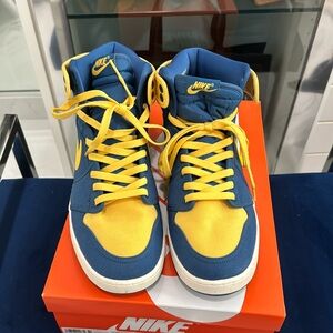 Men’s Hightop Nike True Blue/Topaz Gold-sail